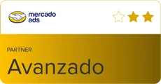 Badge de Mercado Ads Partner Avanzado